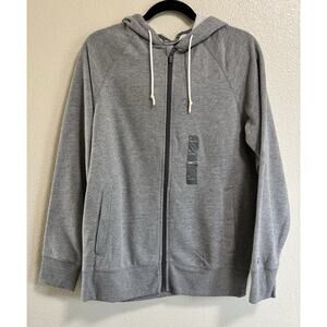All in Motion Men's Size Medium Hooded Sweatshirt Full Zip Hoodie Gray NWT